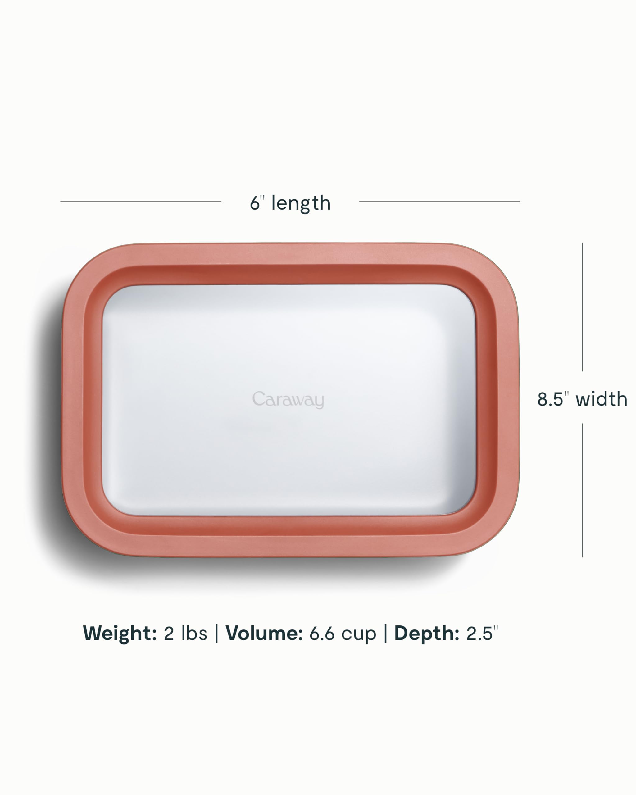 Caraway 2-Piece Glass Food Storage Set with Lids