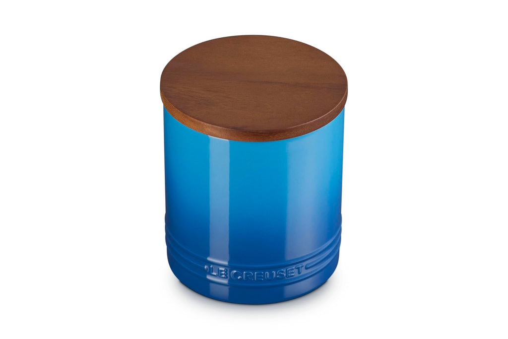 Le Creuset Stoneware Salt Cellar and Storage Canister, 38.4 oz, Marseille