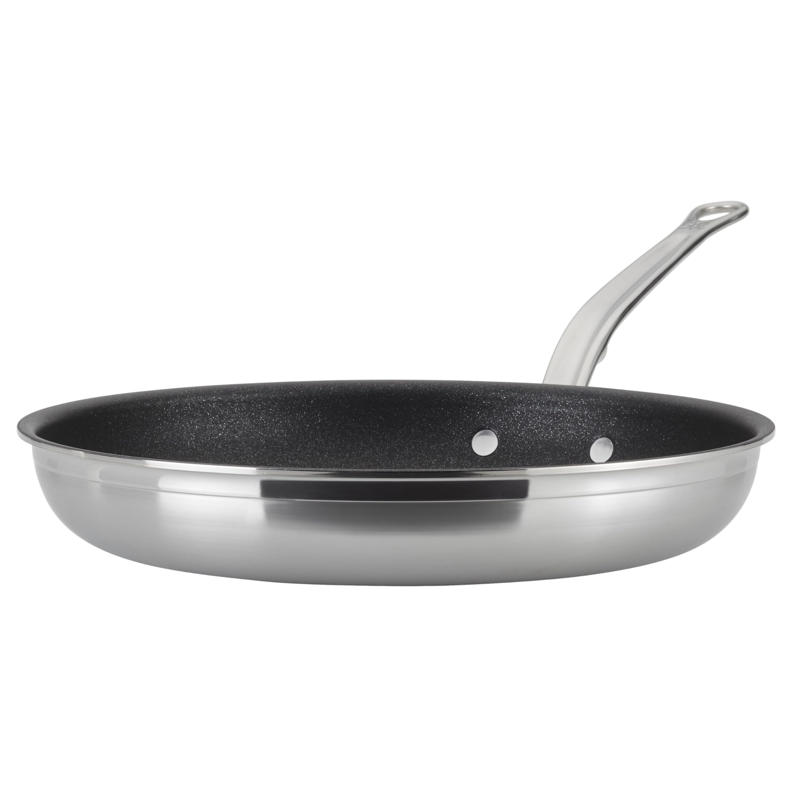 Hestan ProBond Forged TITUM - Professional Clad Stainless Steel, Nonstick, Frying Pan, (12.5-Inch), Induction Compatible, Made without PFOAs