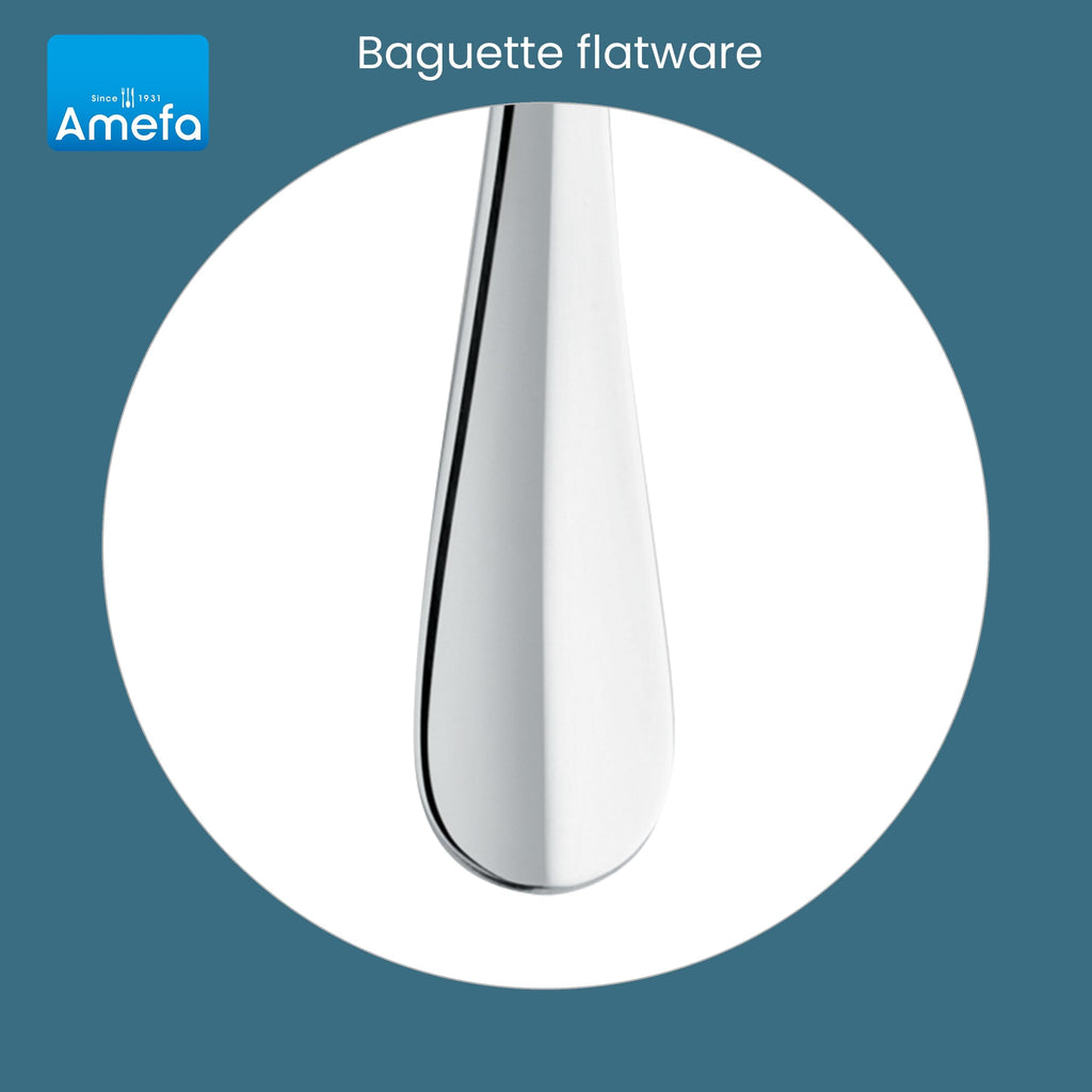 Amefa Baguette Flatware Set - Silver, Set of 45