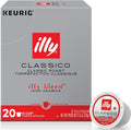 illy Coffee K Cup Pods, Classico Medium Roast, 20 Count, 1 Pack