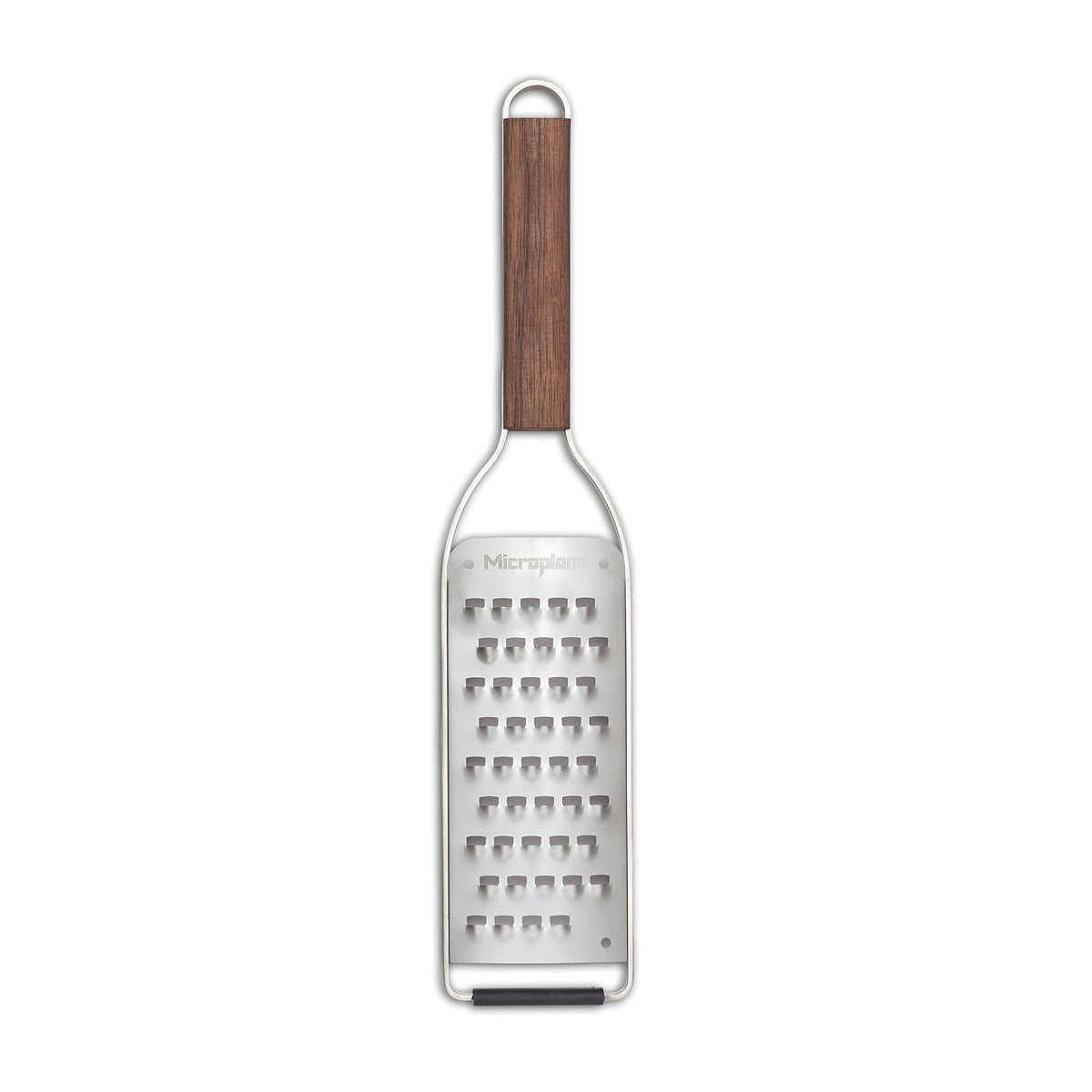Microplane Master Series Wood Handle Stainless Steel Frame Extra Coarse Blade Cheese Grater