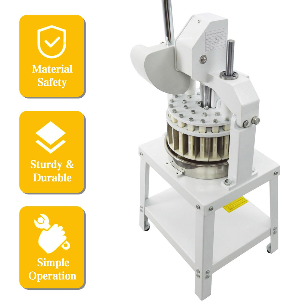 TECHTONGDA Commercial Dough Divider Rounder Machine Manual 18PCS Dough Cutter Hand Press Bread Bakery Dough Dividing Machine