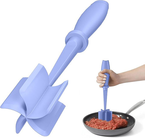 2Pack Meat Chopper Upgrade Hamburger Smasher, Masher for Ground Beef