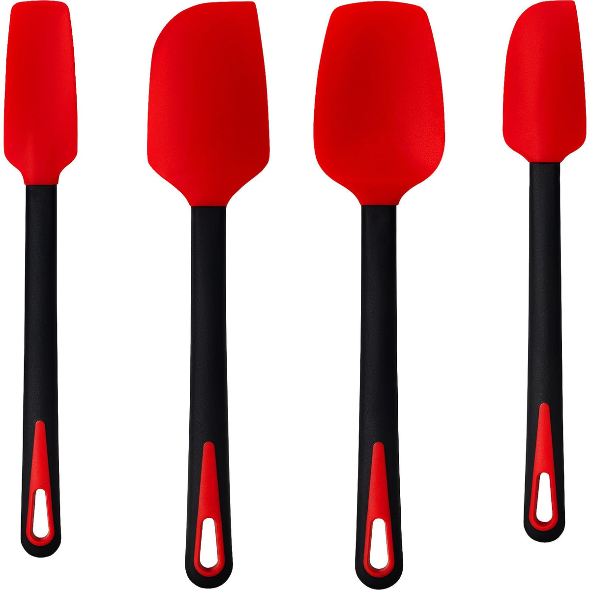 Maxjoy Silicone Spatula Set, 4Pc 600°F Heat Resistant Food Grade Nonstick