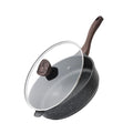 Kordisen Nonstick Deep Frying Pan Skillet with Lid, 10 Inch