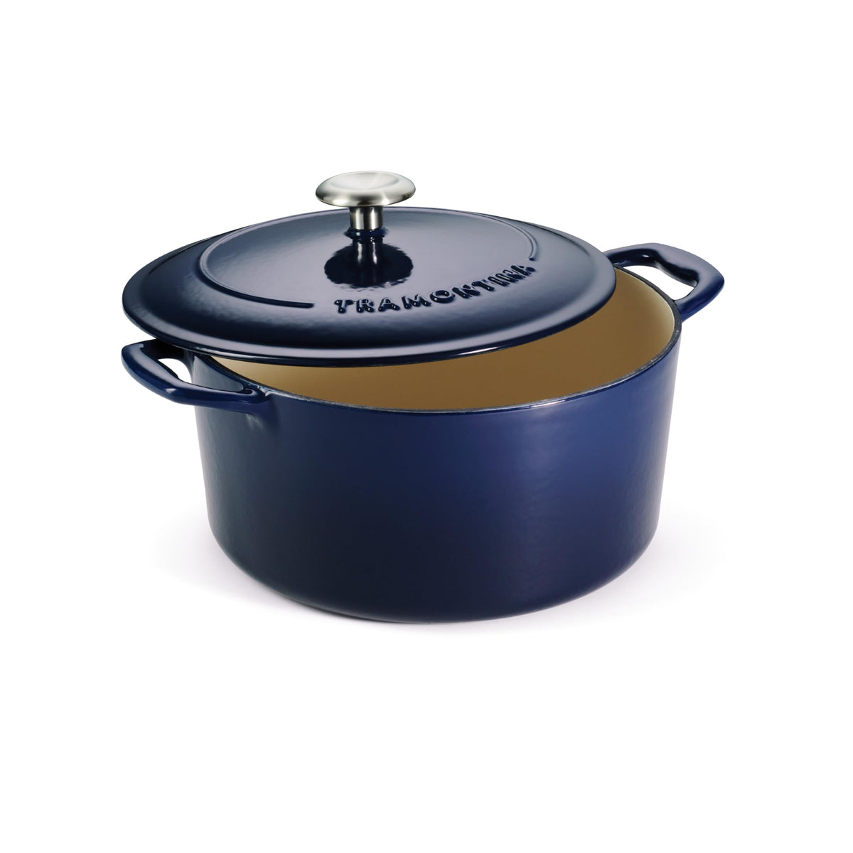 Tramontina Bestow Enameled Cast Iron 7-Qt Oval Dutch Oven Pot with Lid