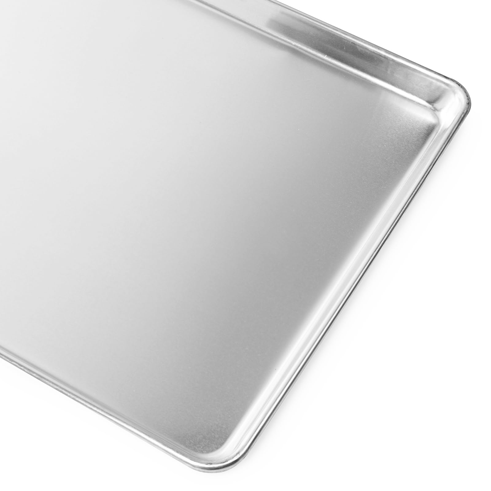 GRIDMANN 13" x 18" Commercial Grade Aluminum Cookie Sheet Baking Tray Jelly Roll Pan Half Sheet - 12 Pans