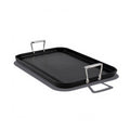 All-Clad HA1 Hard Anodized Nonstick Griddle 13x20 Inch Oven Broiler Safe 500F Pots and Pans, Cookware Black