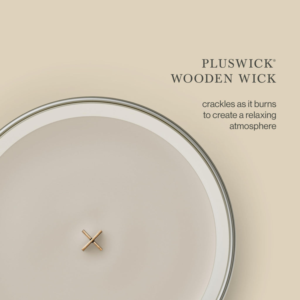 WoodWick Tonka & Almond Milk Gifts for Women and Men, 21.5 oz Large Hourglass Candle with Crackling Wick