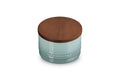 Le Creuset Stoneware Salt Cellar and Storage Canister, 16 oz., Sea Salt