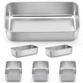 LIANYU 6 Pack Bread Loaf Pans for Baking 9x5 Inch, Meat Bread Baking Pans