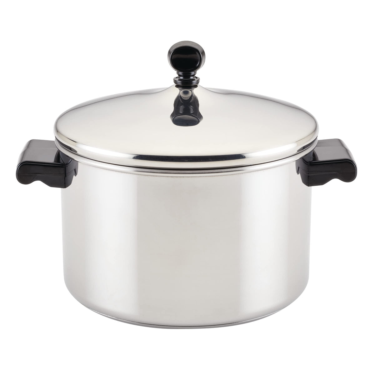 Farberware Classic Series Stainless Steel Pot with Lid, 8-Qt