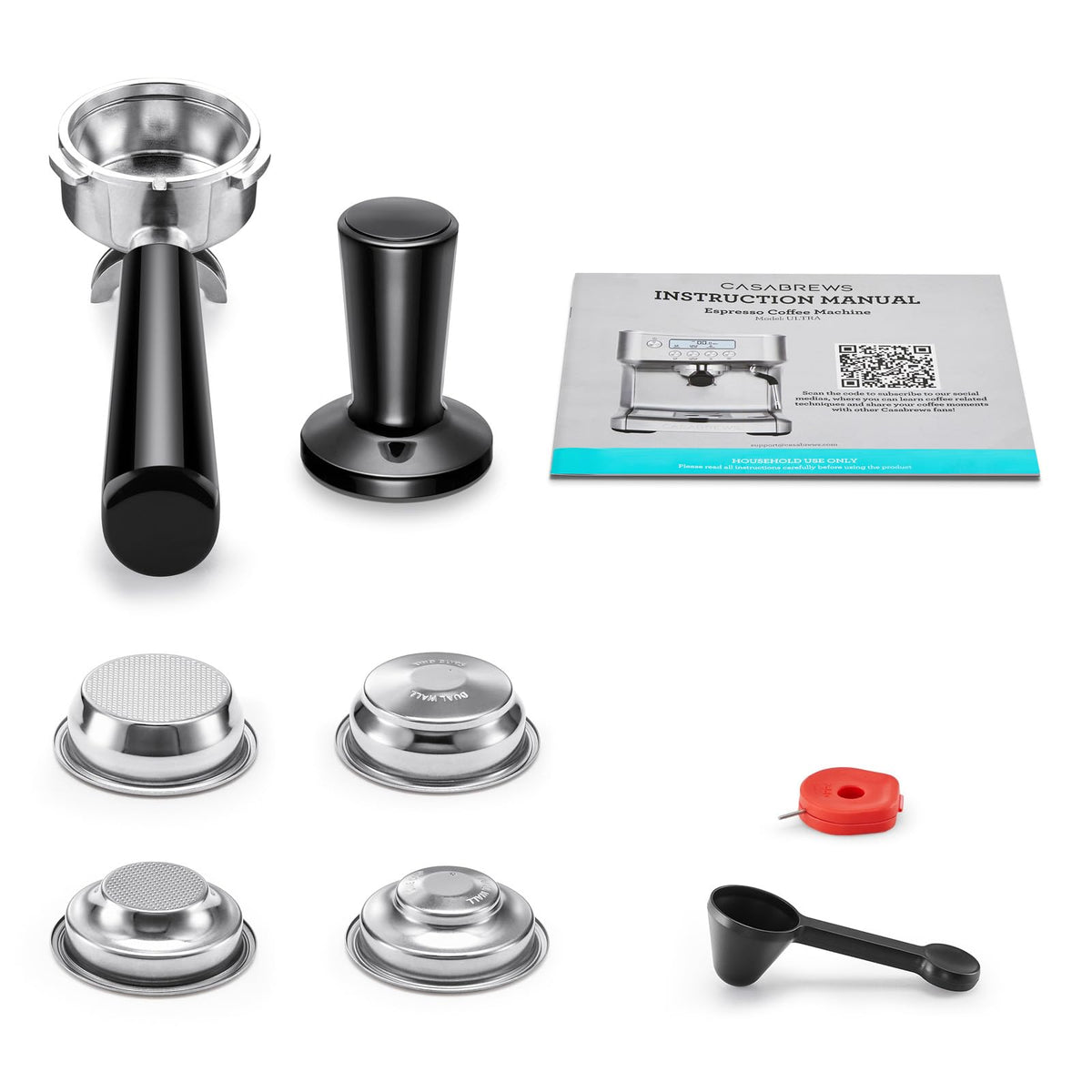 CASABREWS Ultra Espresso Machine, Barista Espresso Maker with Steam Wand