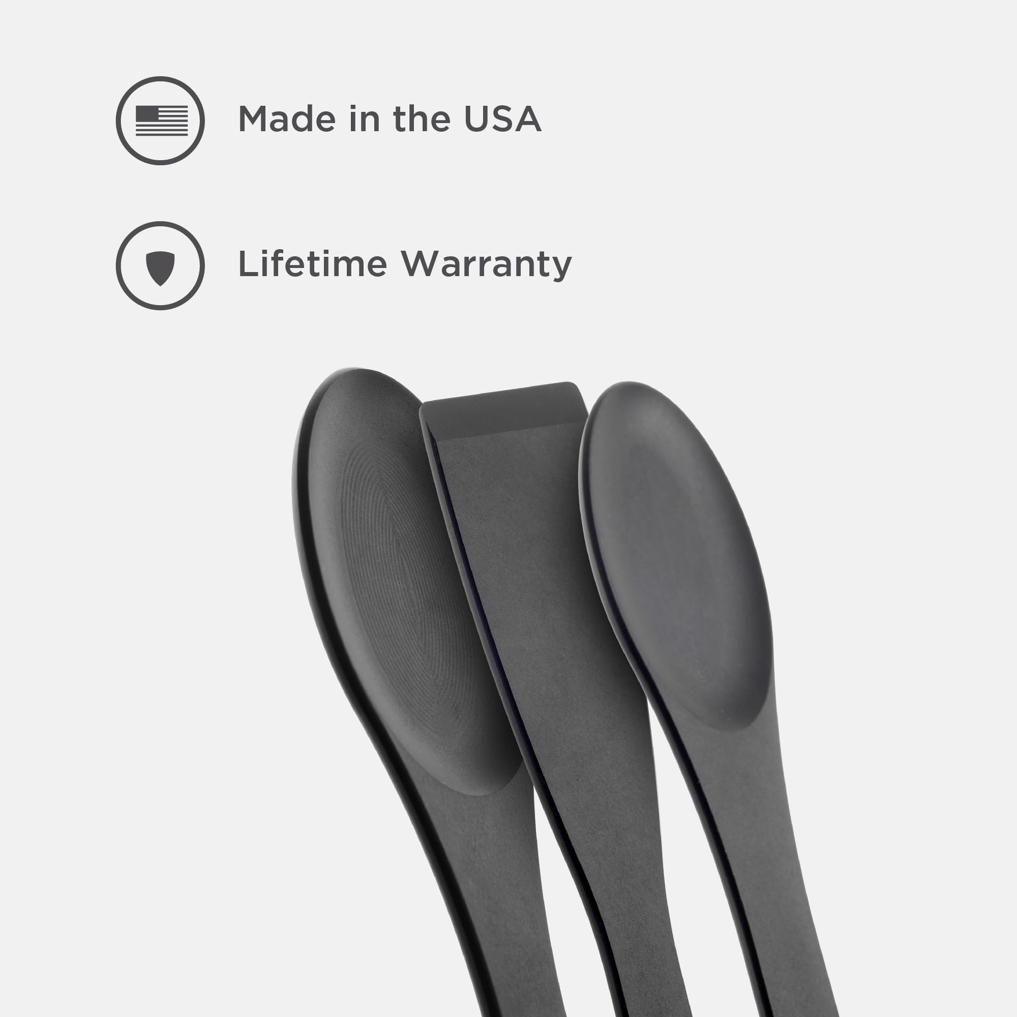 Epicurean Kitchen Series Utensils Medium Serving Stirring Spoon - Dishwasher Safe, Non-Toxic and Made in the USA,Slate