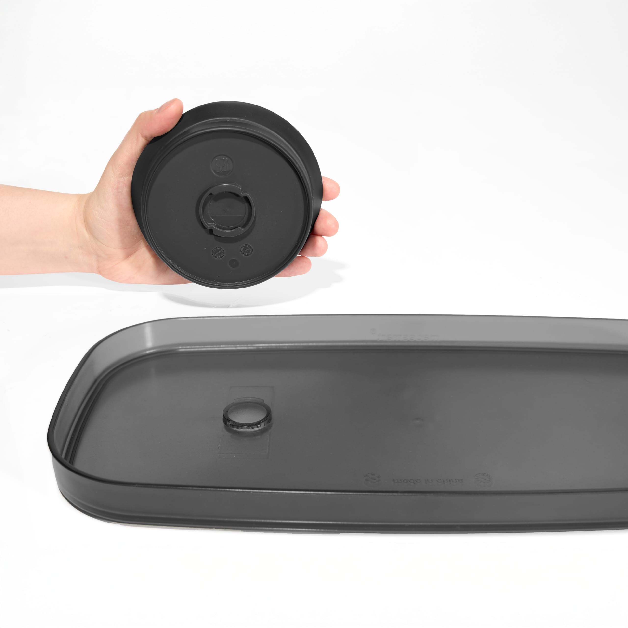 Madesmart Dipware Reusable Dining Plate/Serving Tray for Appetizers and Snacks, Food-Safe Appetizer Serving Platter with Removable Dip Bowl, Teal