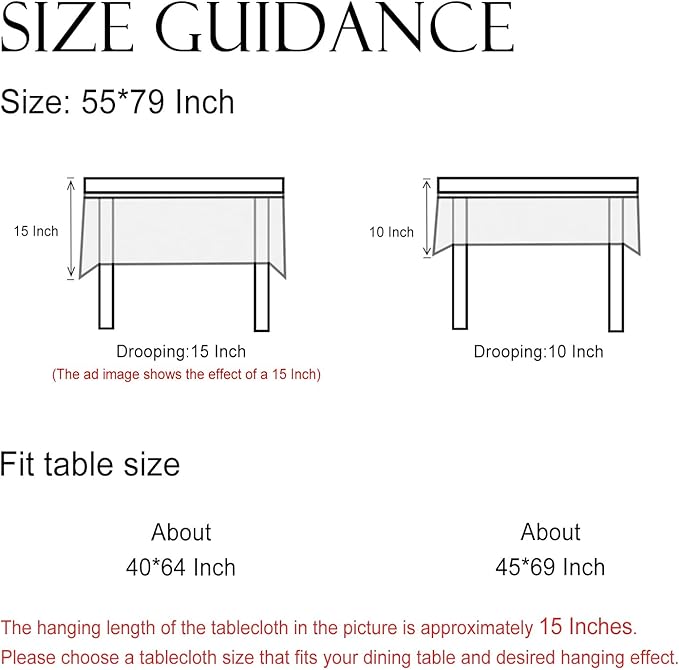ISAENNE Designer Vintage Linen Tablecloth Rectangular,Floral and Bird Pattern Elegant Table Cloth,Fall Wrinkle Resistant Decor Tablecloths for Dining Kitchen Party Christmas,55"*79"-Murad A