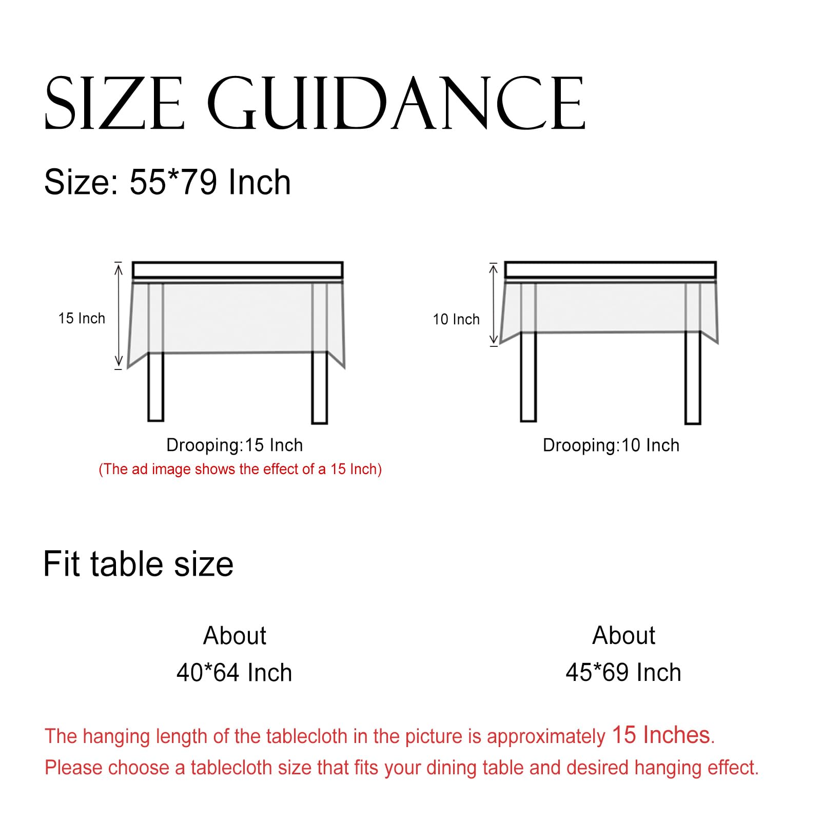 ISAENNE Designer Vintage Linen Rectangular Tablecloth,79"x55"-Carol B