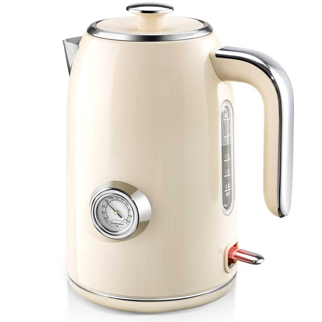 PUKOMC Electric Kettle,1.7L Stainless Steel Electric tea kettle