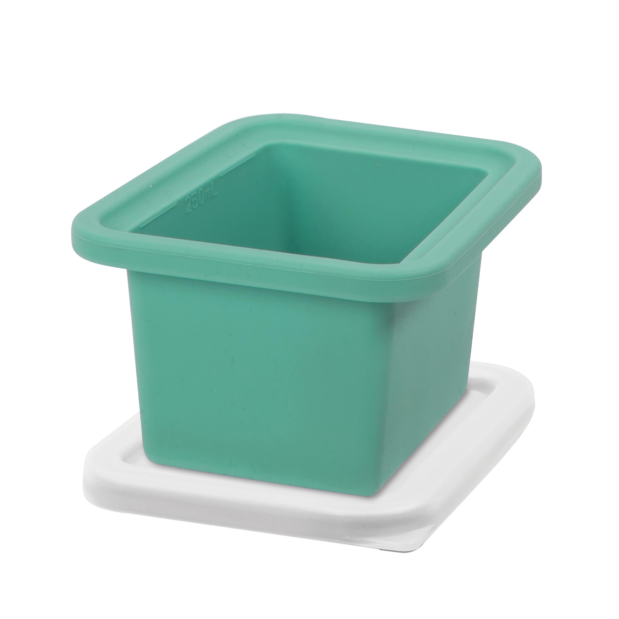 OGGI Prep & Portion Silicone Freezer Trays with Lid - Freezer Molds for Food, Ice Cube Tray, Food Prep Containers, Freezer Storage Containers, for Soup, Smoothie Cubes, Broth, Leftovers - 2 Cup x2