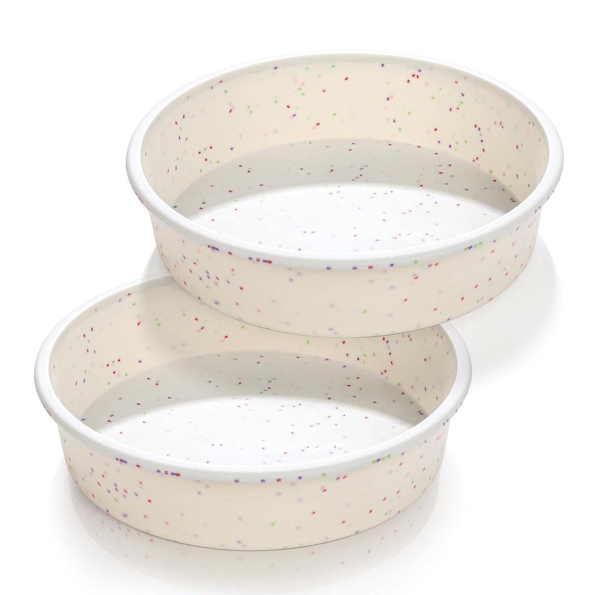 Vinino 10 Inch Round Cake Pan with Stainless Steel Frame