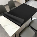 Leather Table Pad,1.8mm Thick,40x66 Inch,Dining Table Pad,Table Pads for Dining Room Table Rectangular,Table Protector for Dining Room Table,Table Top Protector(Black+Black,40x66)