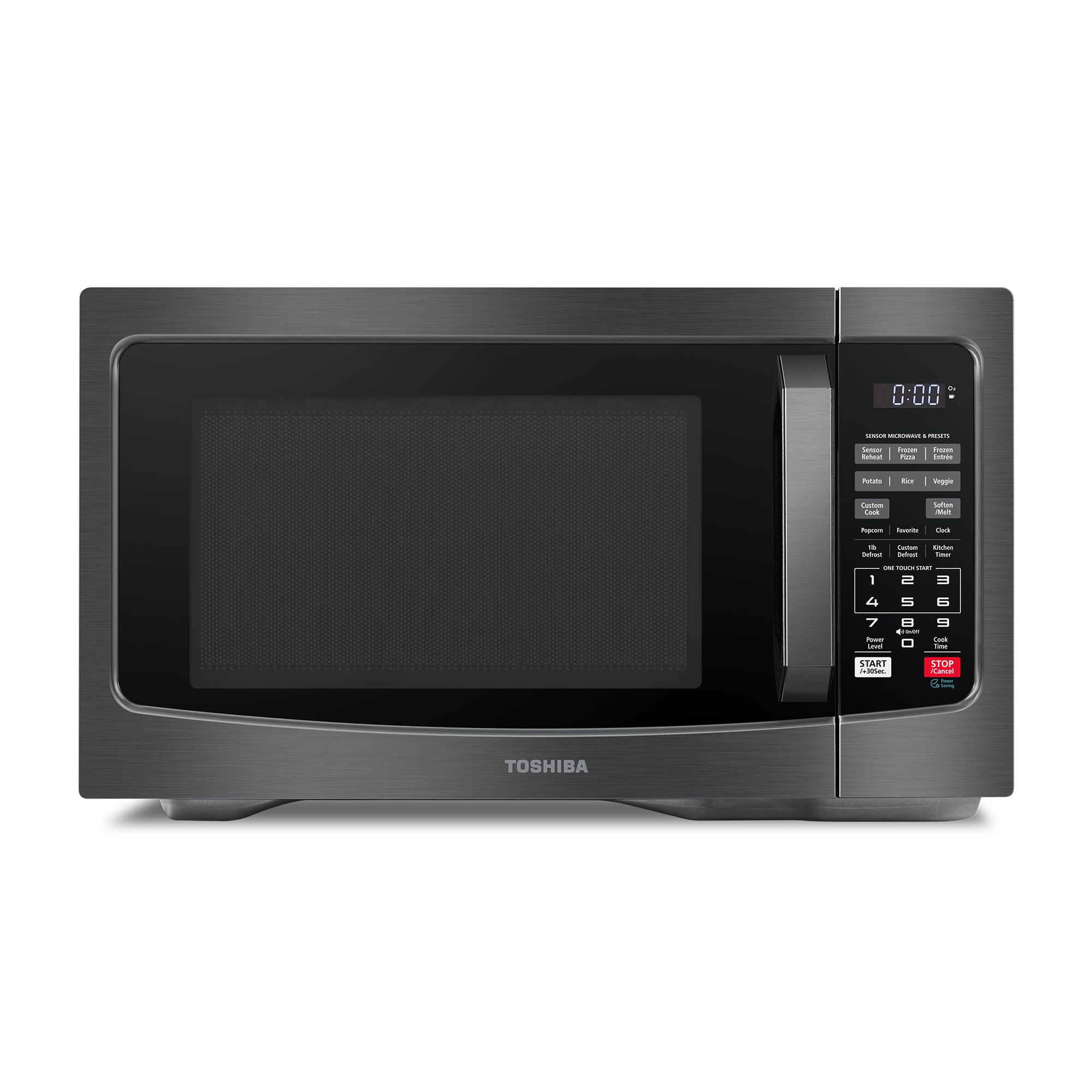 TOSHIBA Countertop Microwave Oven, 1.2 Cu.Ft, 1000W, Black