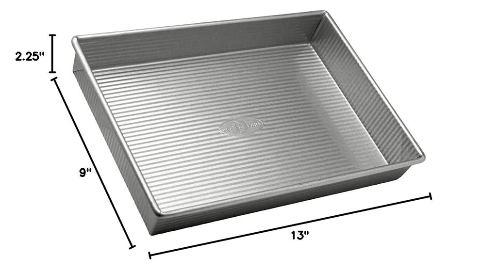 USA Pan Bakeware Nonstick Rectangular Cake Pan, 9 x 13-inch