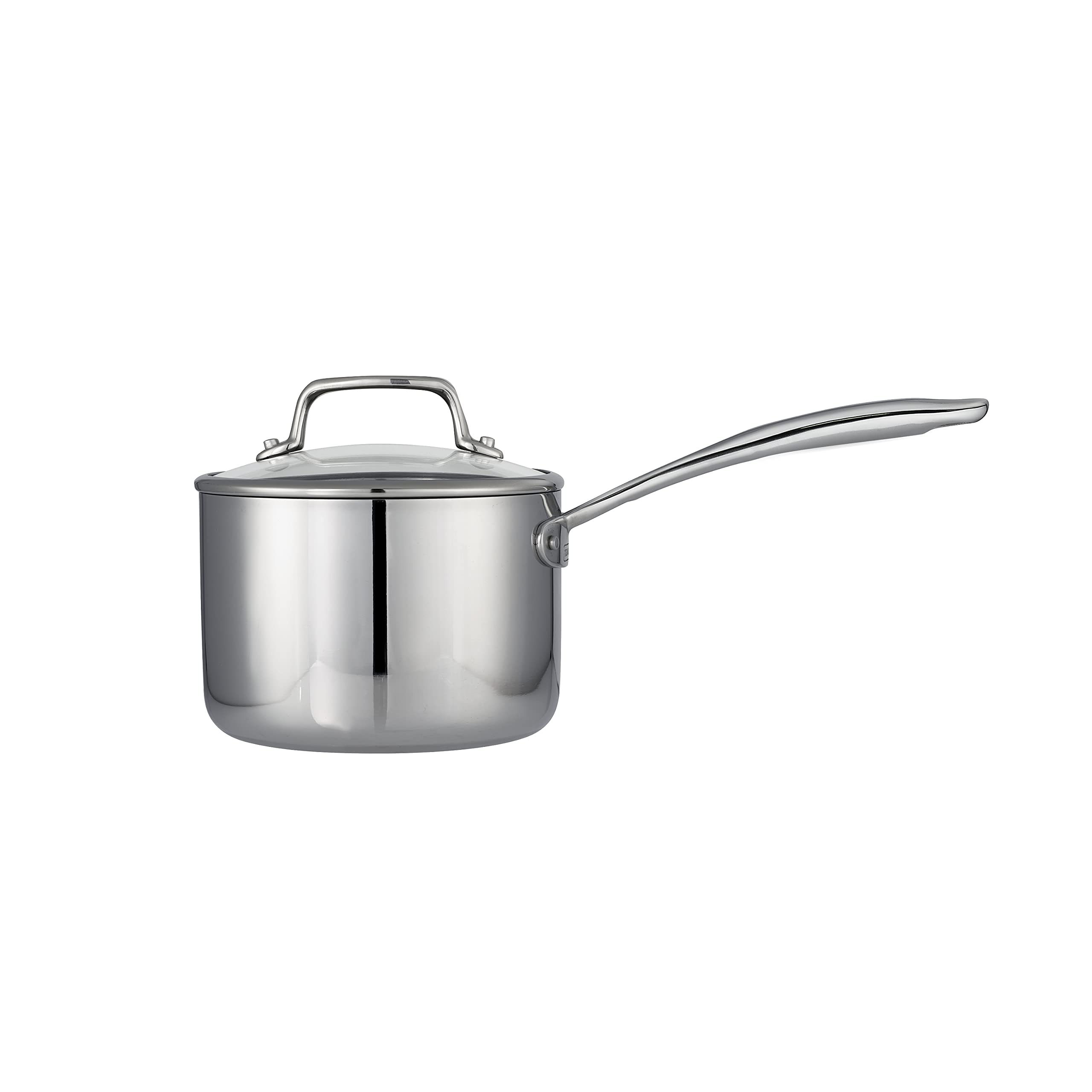 Tramontina Boston Tri-Ply Clad Stainless Steel 2-Quart Sauce Pan with Lid