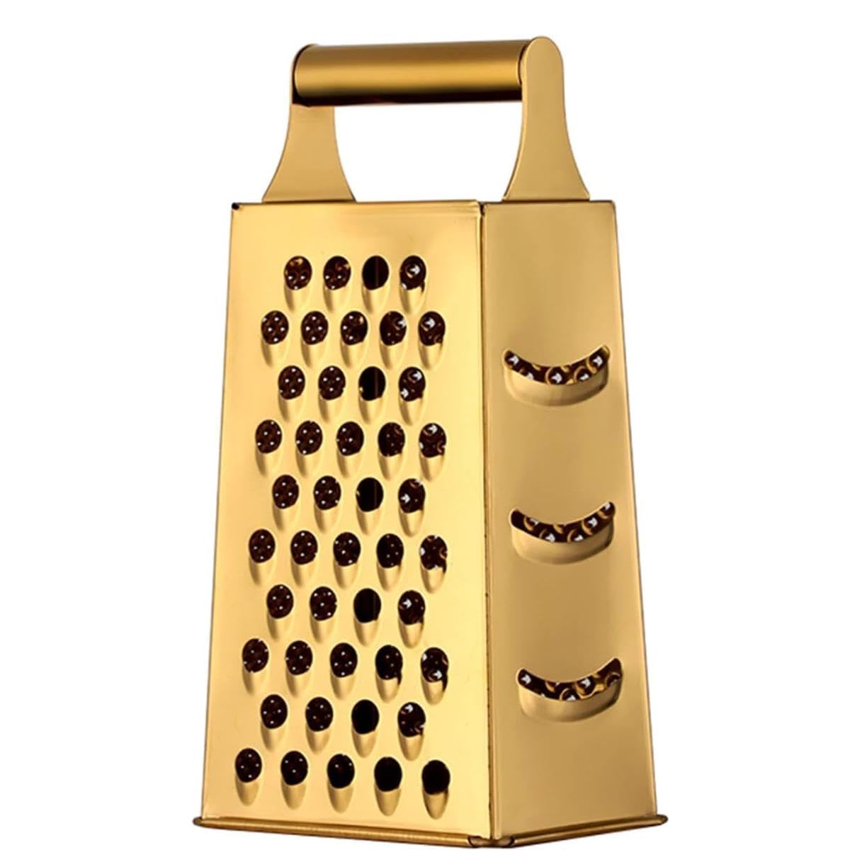 Guiyal Stainless Steel 4 Sides Multifunctional Grater Slicer with Handle