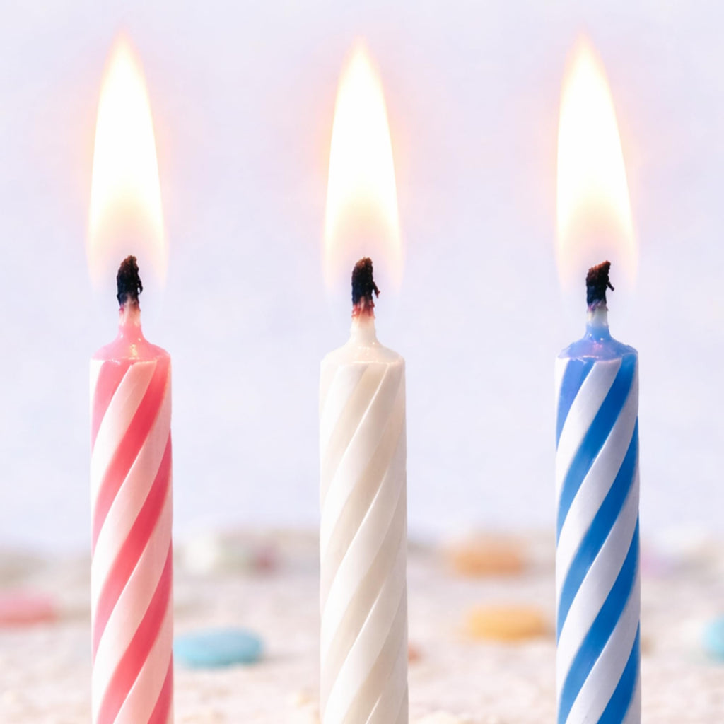 Bulk Birthday Candles for Cake – 72 Count Mixed Color Pack, Traditional Birthday Candles for All Ages & Party Themes