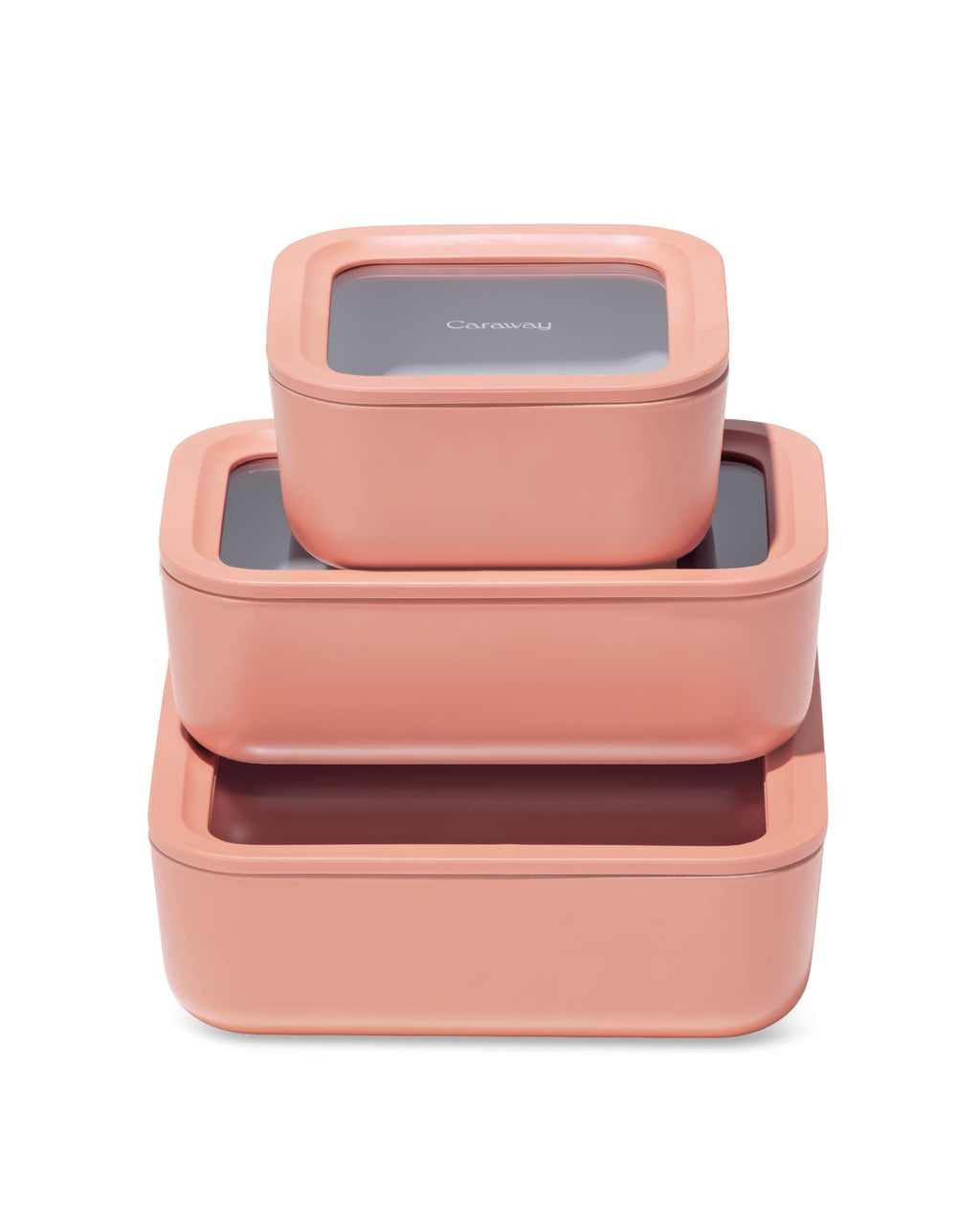 Caraway 3-Piece Glass Food Storage Container Set