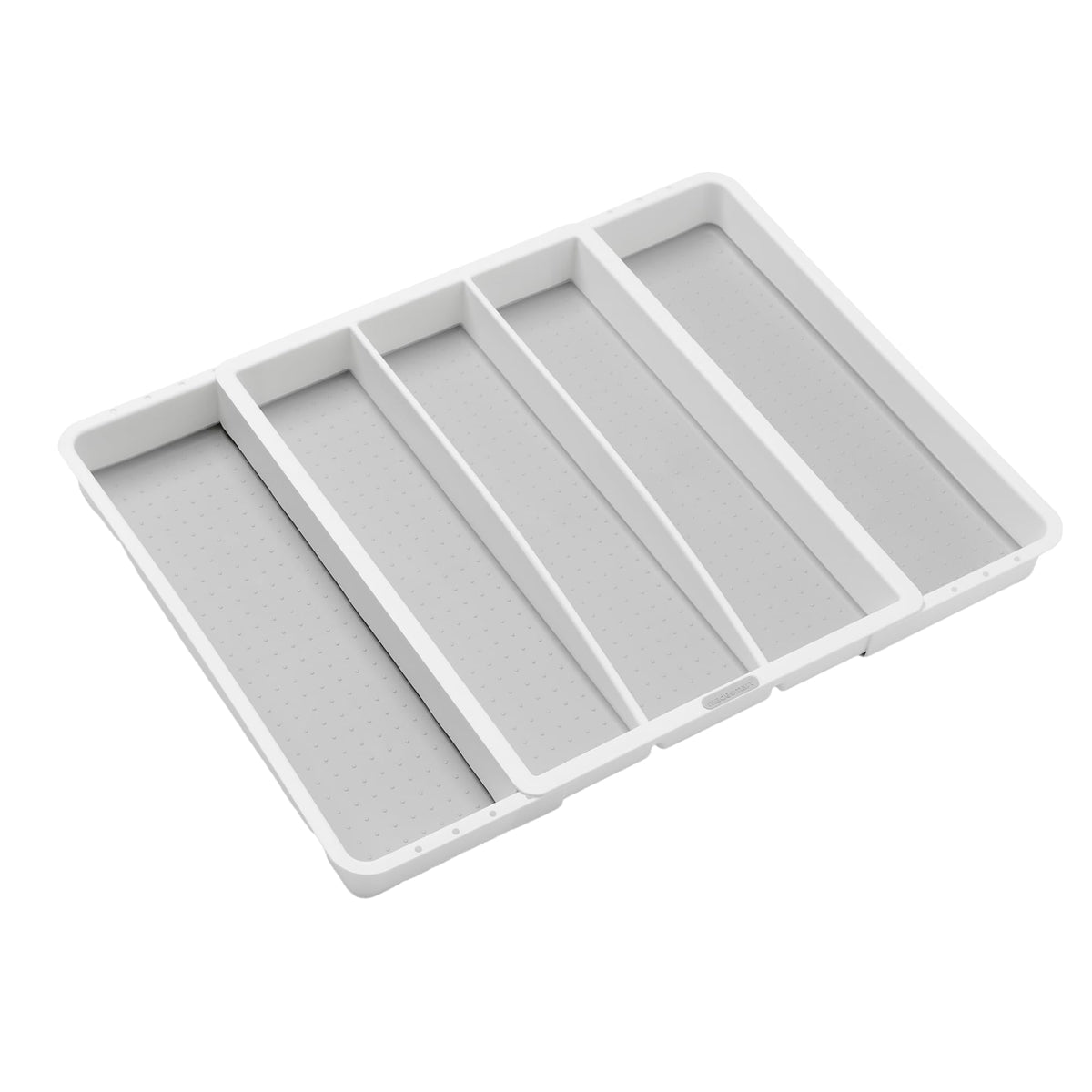 madesmart Classic Expandable Compartment Utensil Tray, White
