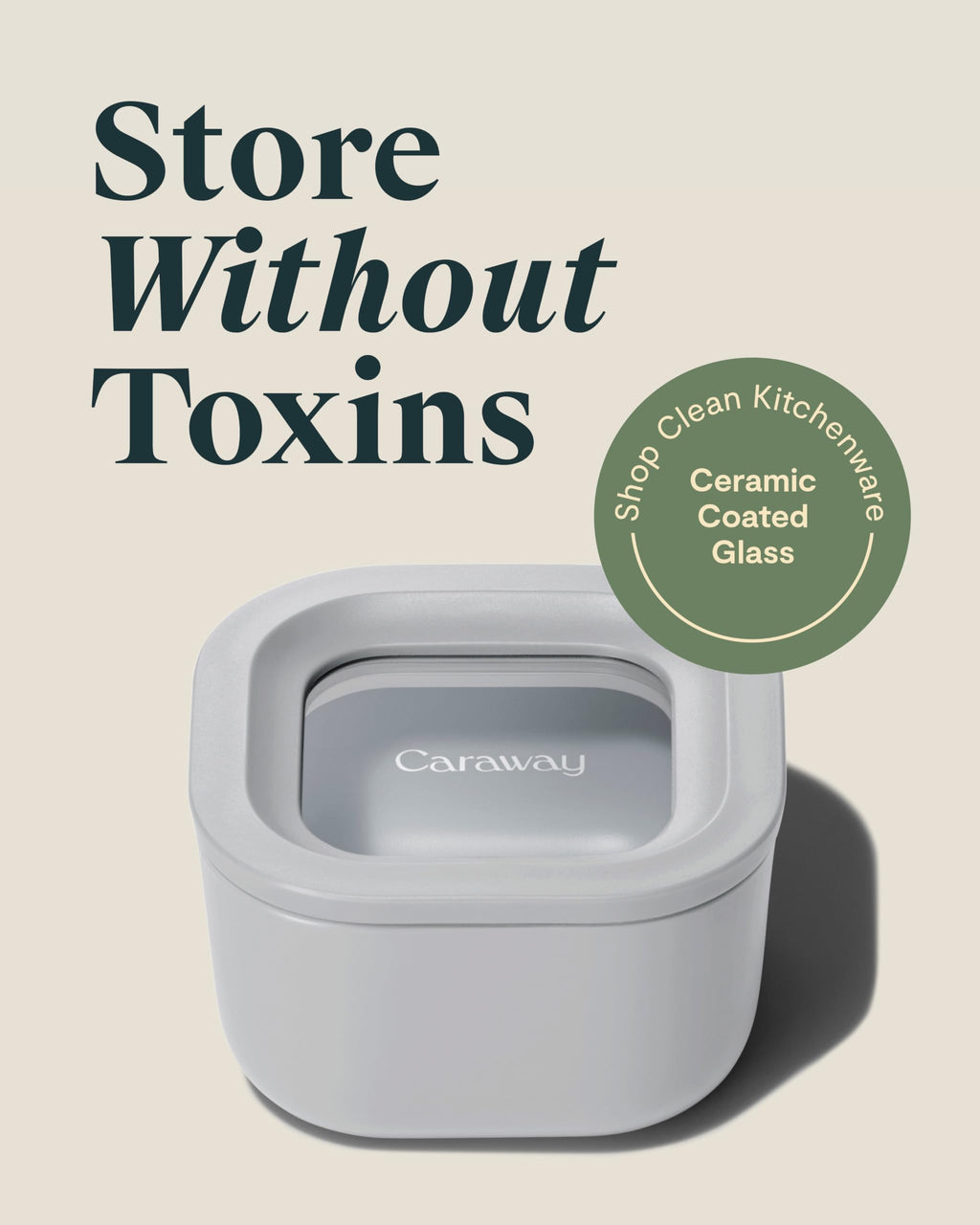 Caraway 6-Piece Food Storage Container Set