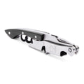 Pocket Prestige Waiters Corkscrew By Coutale Sommelier - Blackwood - French Patented Spring-Loaded Double Lever Wine Bottle Opener for Bartenders and Gifts - Sharp Micro-Serrated Knife