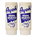 Ayoh Foods, Mayo Gone Wild, Made by Molly Baz - Easy to Squeeze, Perfect for; Sandwiches, Burgers, Fries, Nuggets, Wraps & Dips (2 Pack, Original Mayo)