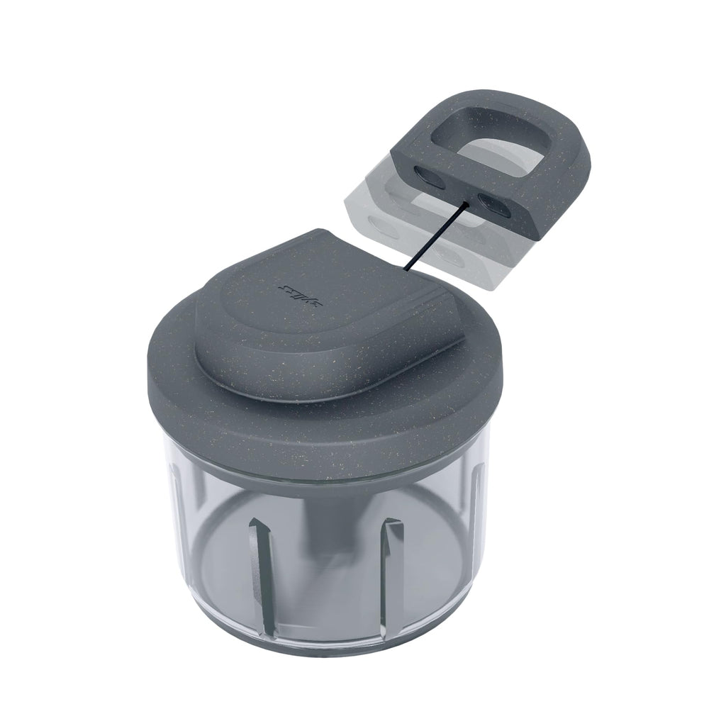 Zyliss Easy Pull Food Chopper and Manual Food Processor - Hand-Held Slicer & Dicer for Fruits & Vegetables - Easy Pull Manual Food Chopper - Cooking Gadgets & Kitchen Essentials - Easy Pull 3.0