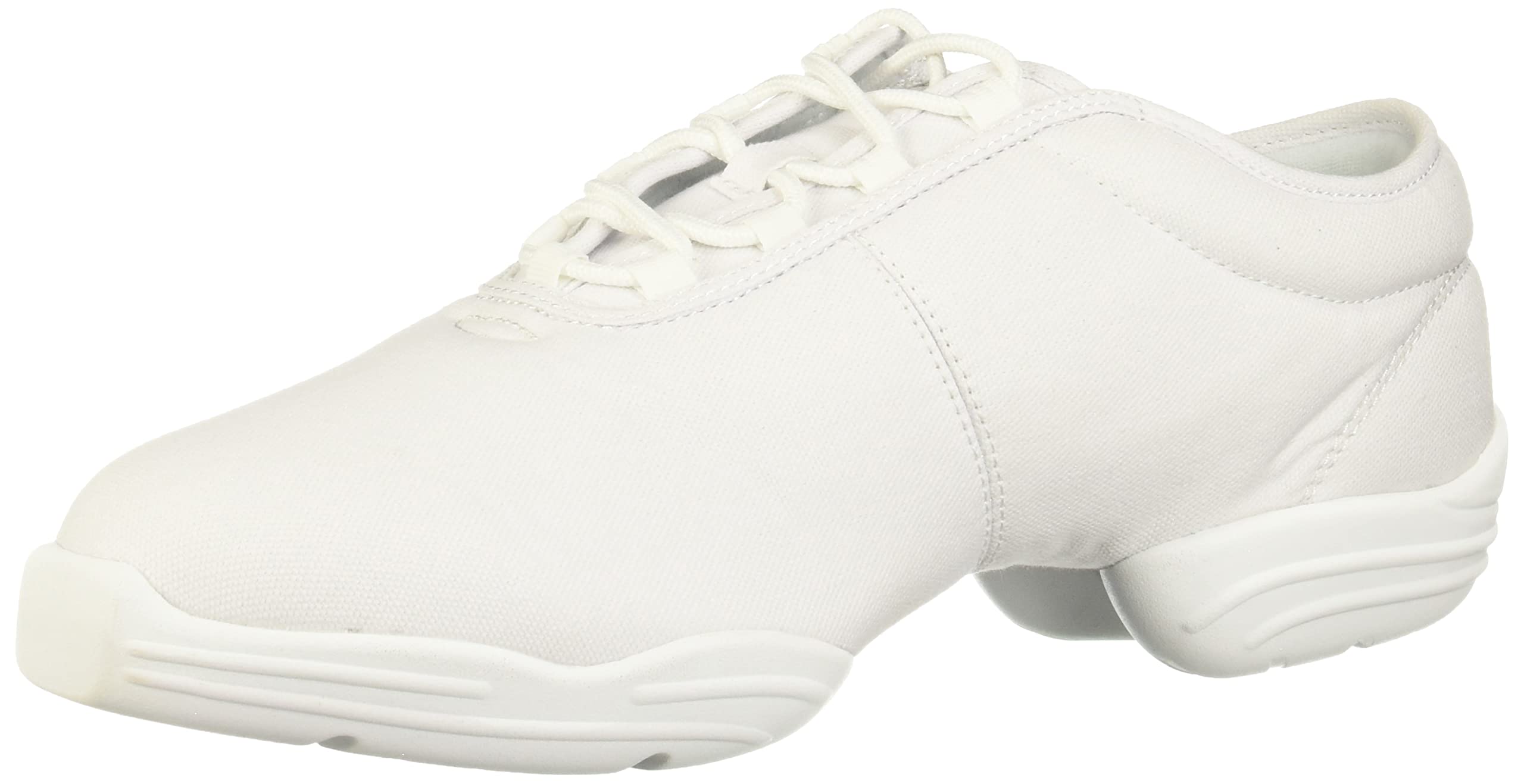 Capezio womens Canvas Sneaker dance shoes, White, 14 US