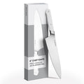 Misen 8 Inch Chef Knife, AUS-10 Japanese Stainless Steel - White