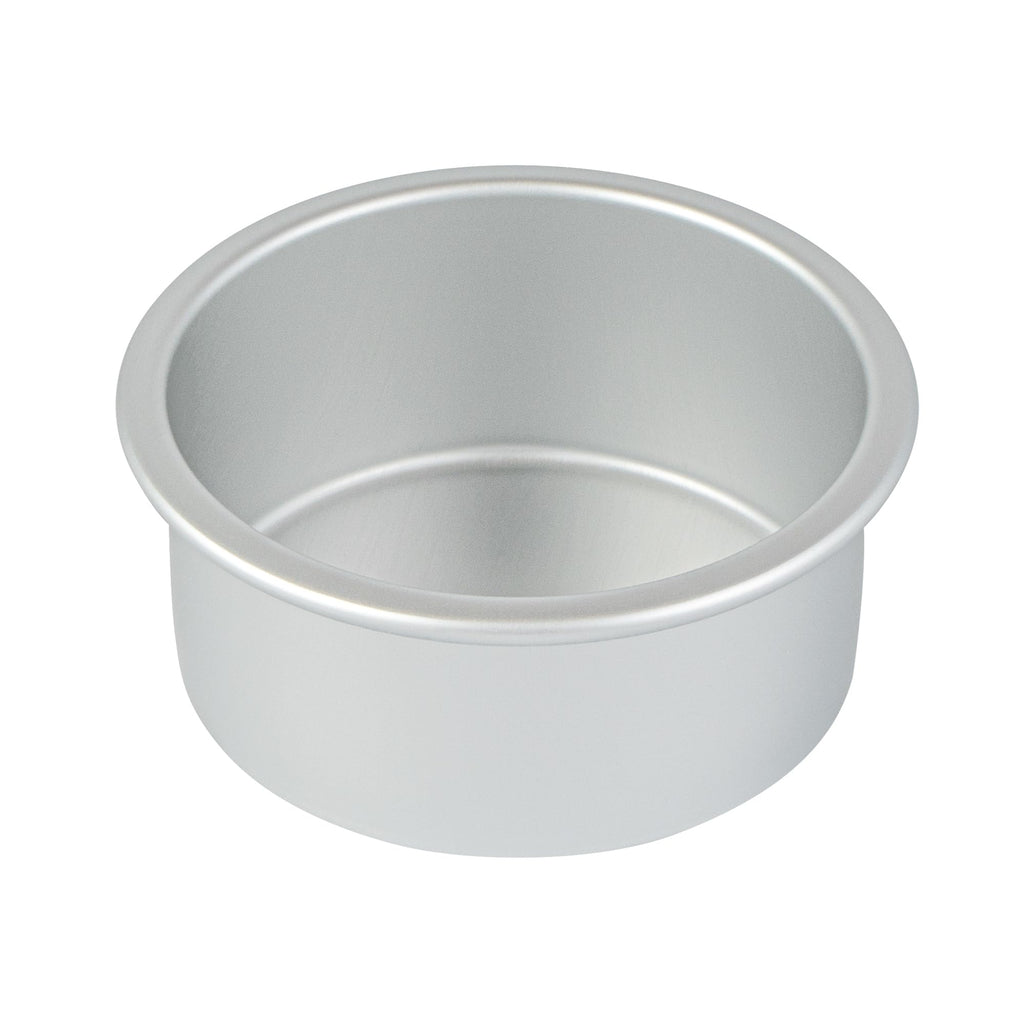 Restaurantware-Met Lux 4 x 2 Inch Straight-Sided Baking Tins, 12 Round Cake Pans - Oven-Ready, Freezable, Anodized Aluminum Round Baking Pans, Greaseproof, For Layer Birthday Cakes