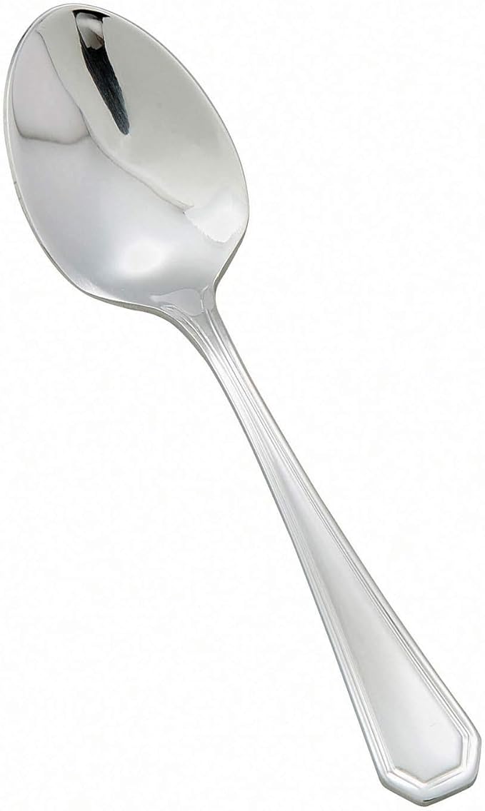 Winco 8 3/4" Silver Victoria Stainless Steel Tablespoon (Set of 12)