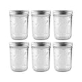 Ball - 16 oz Wide Mouth Glass Mason Jars | 6 Pack Jars with Airtight Lids | Large Glass Jar for Food Storage with Lids | Ideal for Canning, Fermentation, Pickling, Kombucha Brewing