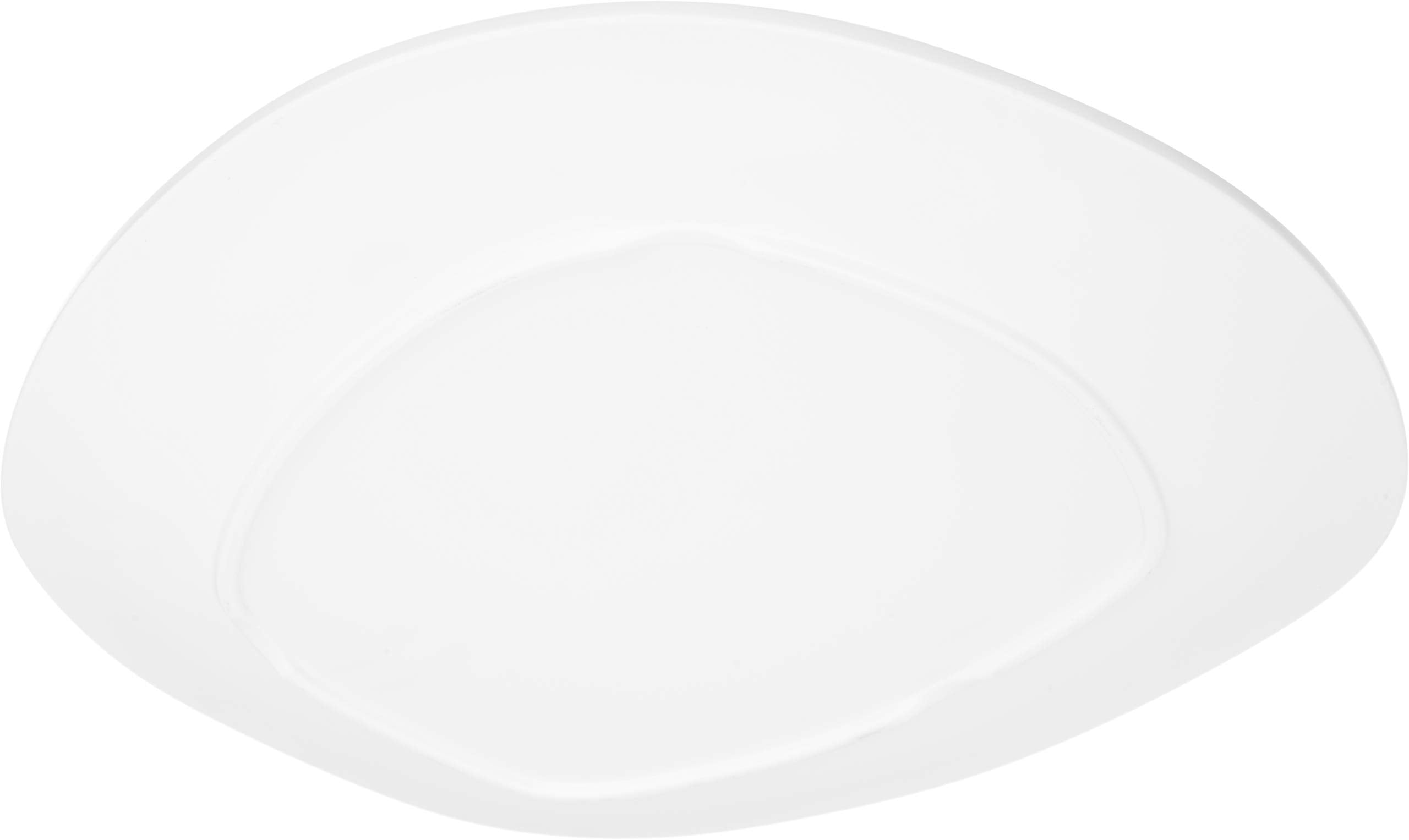 Carlisle FoodService Products Ridge Resuable Plastic Platter Oblong Platter for Home and Restaurant, Melamine, 13 Inches, Marble, (Pack of 6)