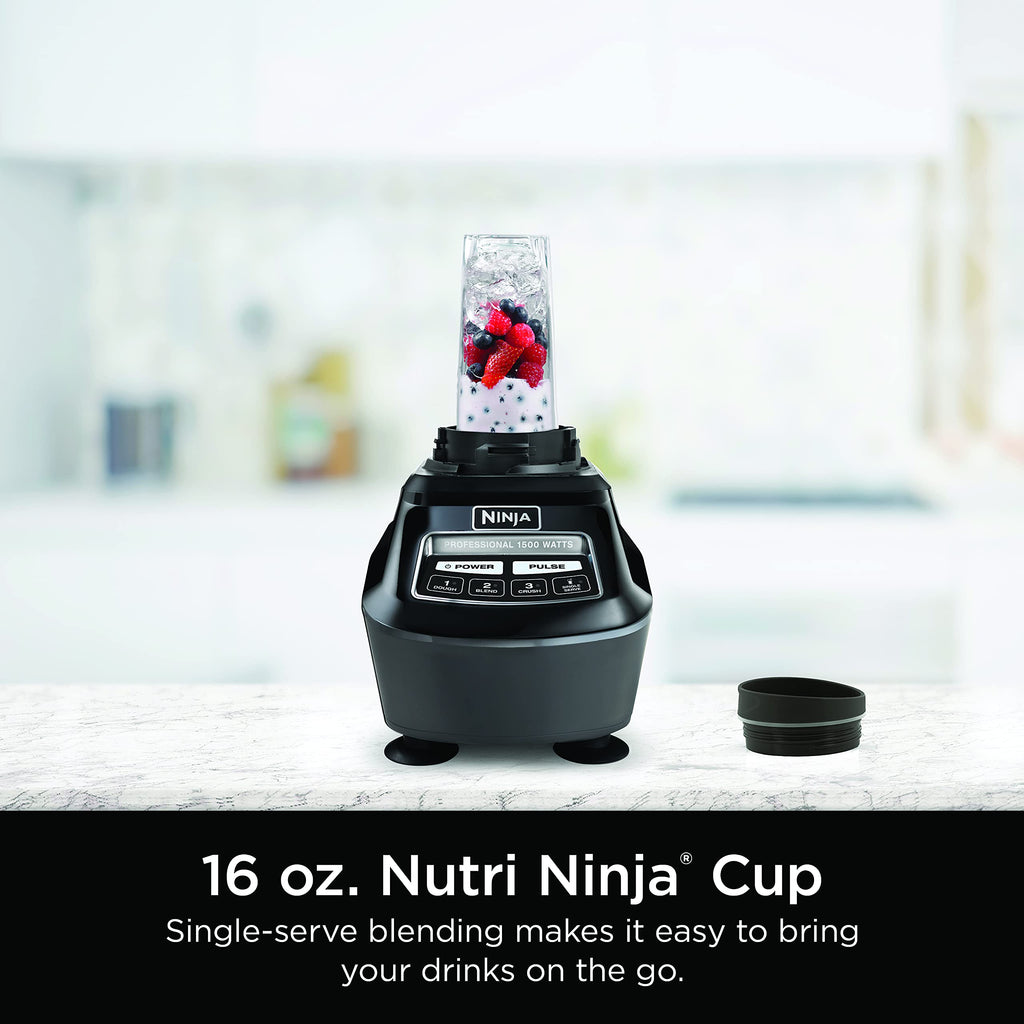 Ninja Mega Kitchen System, 1500W, 72oz Pitcher, 8-Cup, Black, BL770AMZ