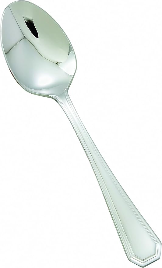 Winco 8 3/4" Silver Victoria Stainless Steel Tablespoon (Set of 12)