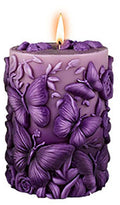 Butterfly Flower Cylinder Molds Silicone Wave Spiral Candle Mold - Silicone Resin Casting Molds for Candle & Resin & Soap Craft Supplies