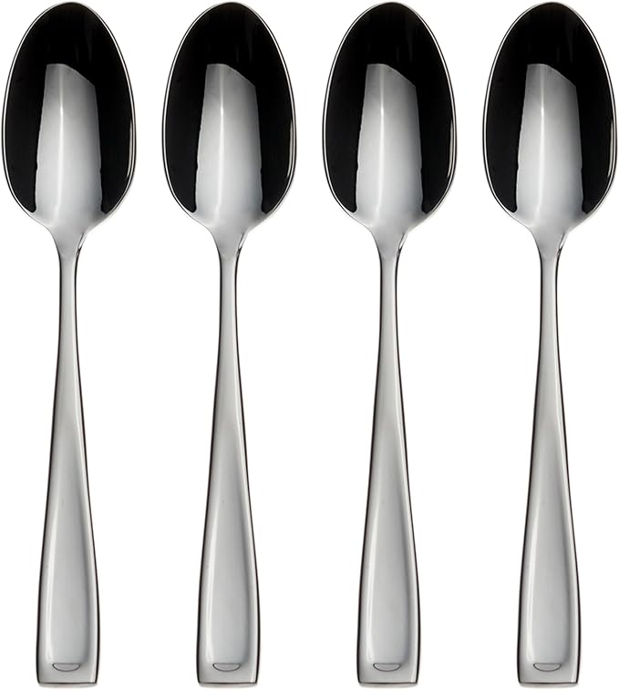 Oneida Moda Dinner Spoons Silverware Set for 4, Flatware