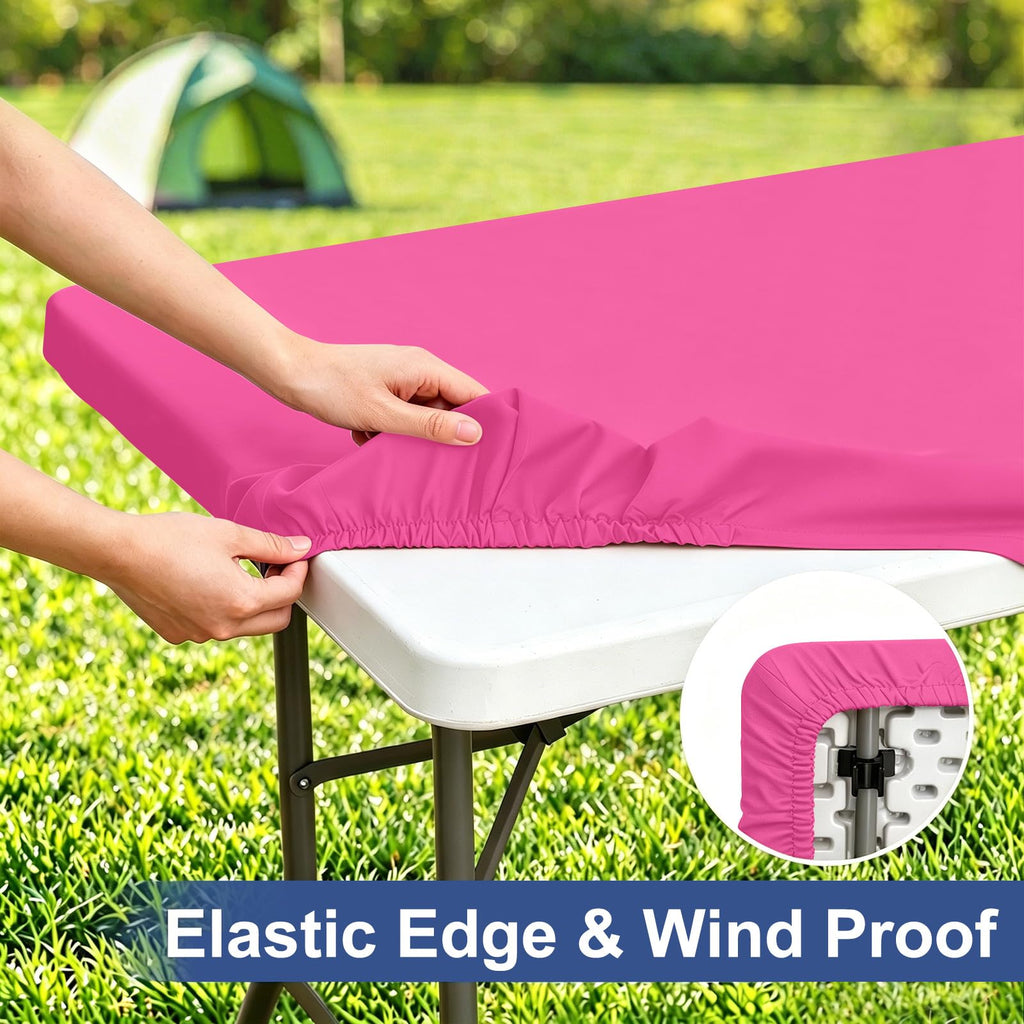 homing Rectangle Table Cloth Cover 6 Foot Elastic Fitted Tablecloth