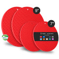Joyhalo 4 Pack Silicone Trivet for Hot Dishes