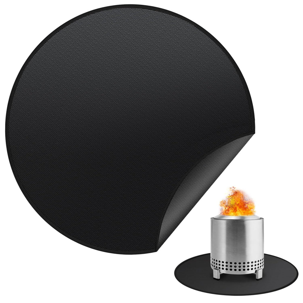 rumlick 19.5" Fire Pit Mat for Solo Stove Mesa - Round Under Grill Mat